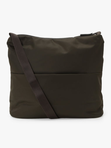 ナイロン ミディアム ショルダーバッグ "Cecile" NS24-04