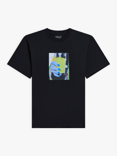 【Outlet】メンズ オーガニックコットン フォトプリント 半袖 Tシャツ