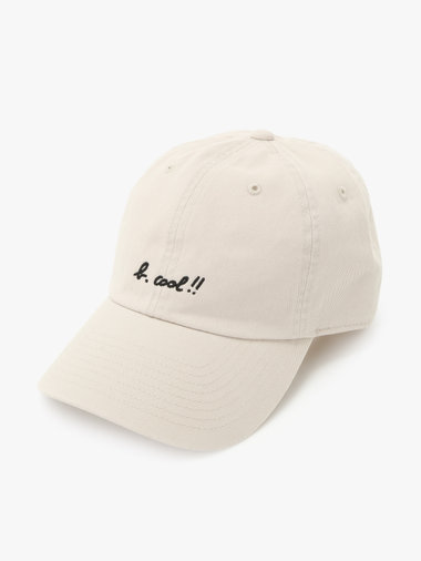 【Outlet】To b. by agnes b.× green label relaxing コットン 刺繍 キャップ "b. cool!!"