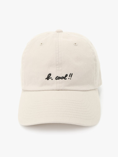 【Outlet】To b. by agnes b.× green label relaxing コットン 刺繍 キャップ "b. cool!!"