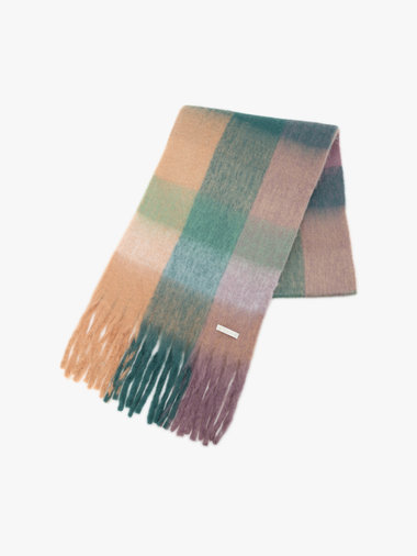 WEB限定 ブロックチェック ストール