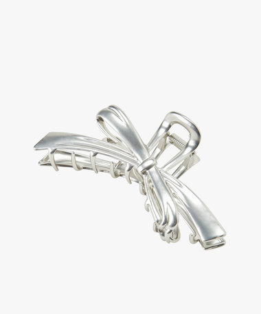 メタル リボン ヘアクリップ