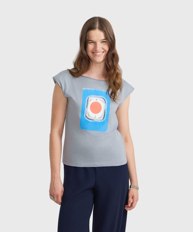 オーガニックコットン 半袖 アーティストTシャツ "Lou Malta"