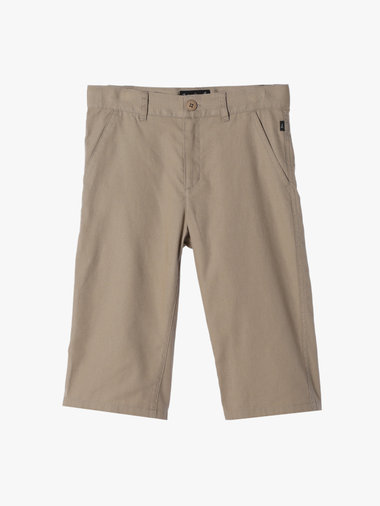 キッズ  コットン クロップド パンツ