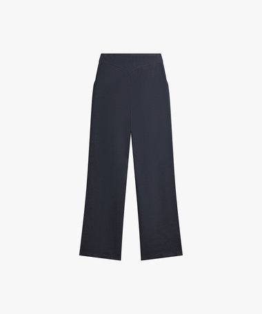 リネン ワイド パンツ