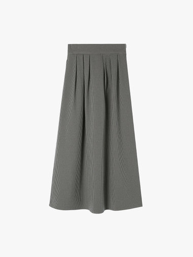 【Outlet】WW57 JUPE チェックタックロングスカート