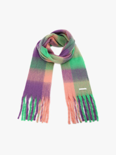 WEB限定 ブロックチェック ストール