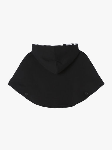 ベビー ”b.b.”ロゴ コットン リバーシブル ポンチョ