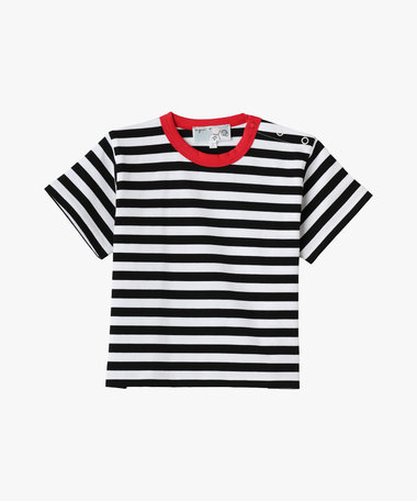 ベビー ボーダー コットン 半袖 Tシャツ