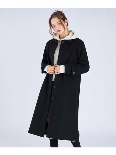 ラムウールロングコート