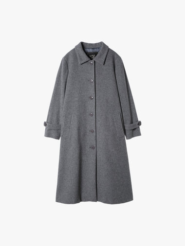 ラムウールロングコート