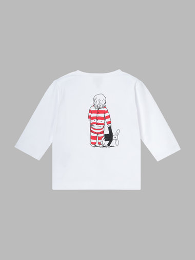 ベビー バックプリント コットン トップス ”bb. avec doudou”