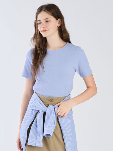 【Outlet】ワッフル コンパクト 半袖 Tシャツ