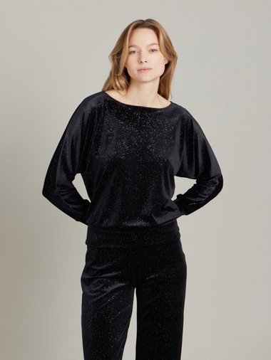 【Outlet】JJK6 TS NEW DAVINA ベロア 長袖トップス