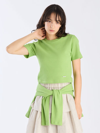 【Outlet】ワッフル コンパクト 半袖 Tシャツ