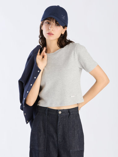 【Outlet】ワッフル コンパクト 半袖 Tシャツ