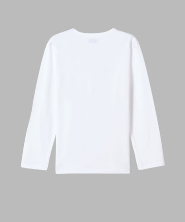 ロゴプリント コットン 長袖 Tシャツ "Cool"