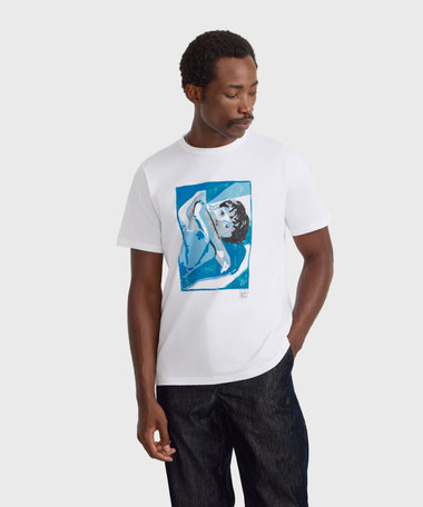 プリント コットン 半袖 アーティスト Tシャツ "Loulou Picasso"