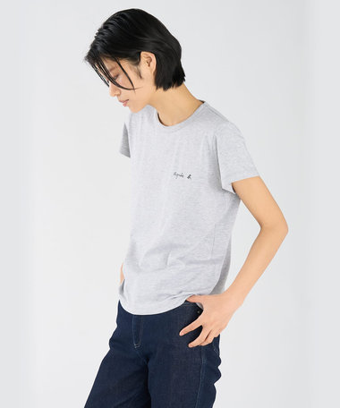 ロゴ プリント コットン 半袖 Tシャツ "Brando"