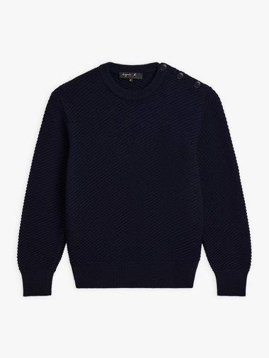 【Outlet】メンズ ウール ニット プルオーバー "Corsaire"