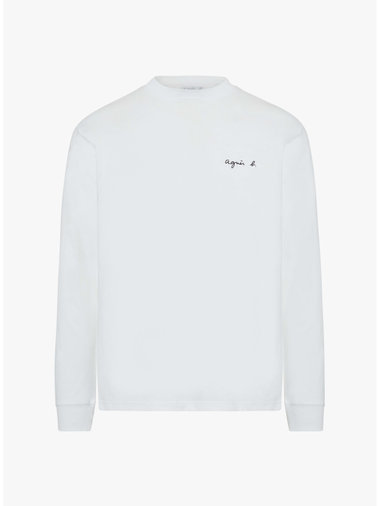 ロゴ コットン 長袖 Tシャツ "Christof"
