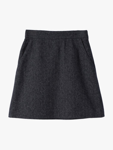 【Outlet】コットン ツイード ミニスカート