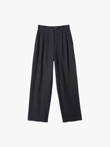 【Outlet】コットン ツイード パンツ