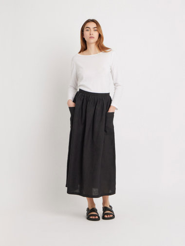 リネン ロングスカート ”Telma”