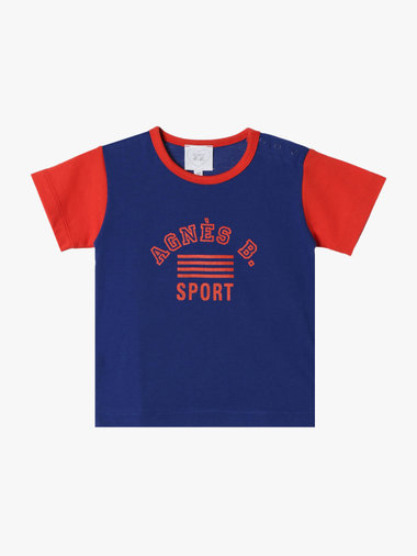 ベビー ロゴ プリント コットン 半袖 Tシャツ