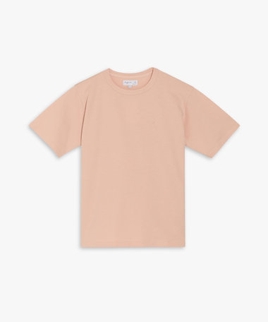 "b" ロゴ 刺繍 コットン 半袖 Tシャツ "b. style"