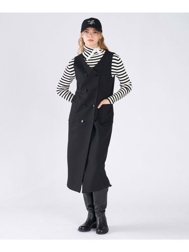 ダブルブレスト ジレ ワンピース