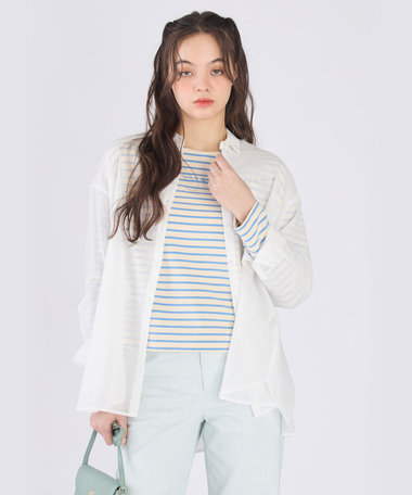 コットン ロングスリーブ ボーイズシャツ