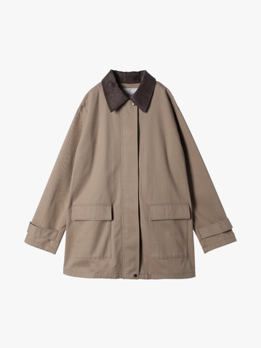 【Outlet】コットン ピーチ ツイル ジャケット