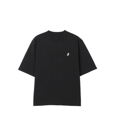 メンズ 刺繍 コットン 半袖 Tシャツ "Lezard"