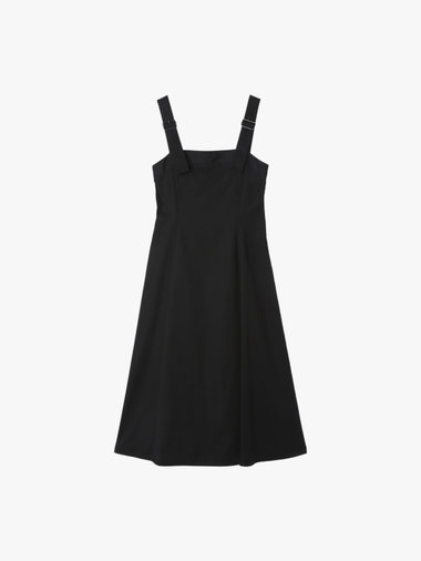 【Outlet】ロング ジャンパードレス