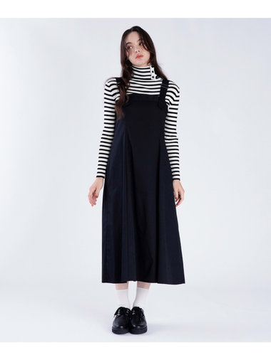 【Outlet】ロング ジャンパードレス