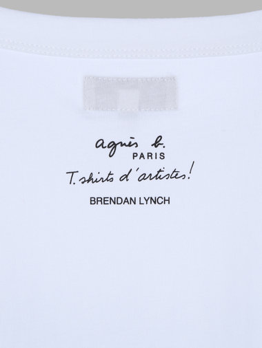 プリント コットン 半袖 アーティスト Tシャツ ”Brendan Lynch”