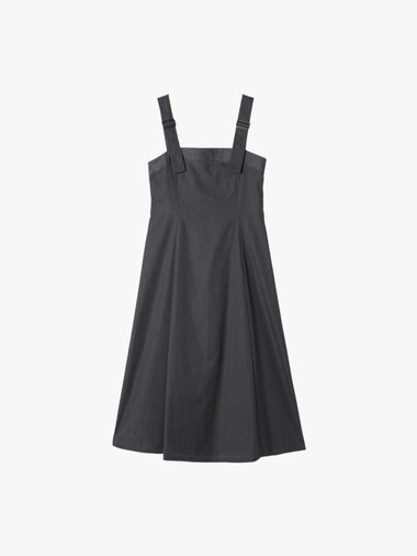 【Outlet】ロング ジャンパードレス