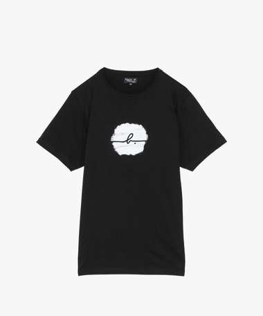 メンズ "Willie"ロゴ プリント コットン 半袖 Tシャツ "Brando"