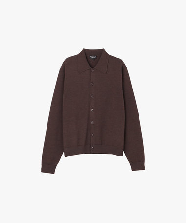 メンズ ウール 長袖 カーディガン "Lawrence"