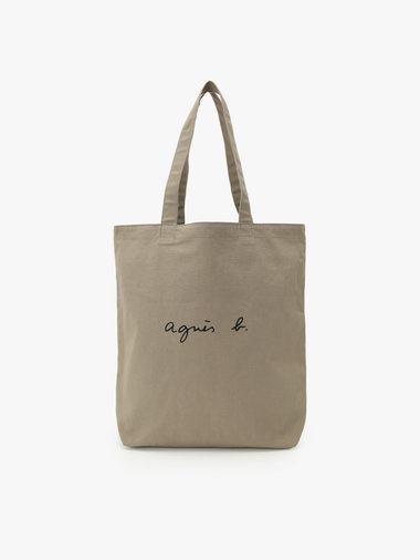 ロゴ コットン リバーシブル トートバッグ "Paulette" YAS18-01