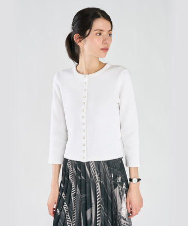 コットン メルトン カーディガンプレッション "Le Petit"