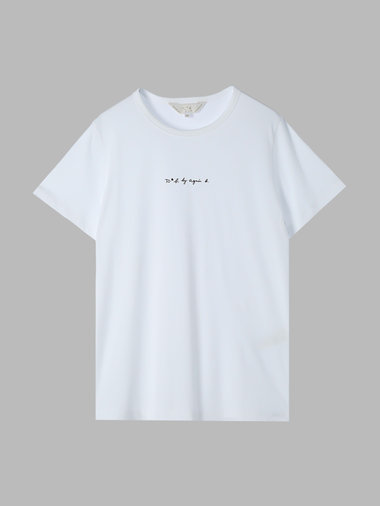 ミニロゴ コットン 半袖 Tシャツ