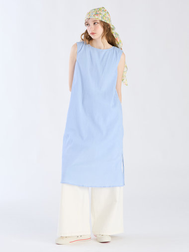 【Outlet】コットンクレープドレス