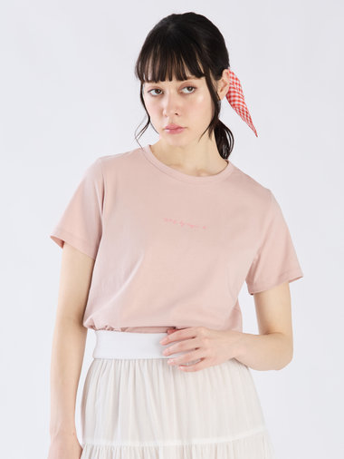 【Outlet】ミニロゴ コットン 半袖 Tシャツ