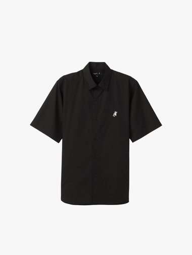 メンズ アイコニック 刺繍 半袖 シャツ "Andy"