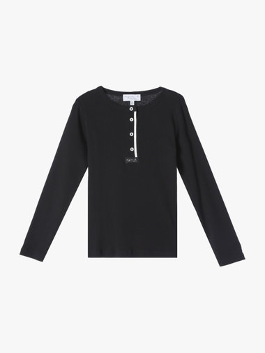 【Outlet】JFD8 E TS キッズ ヘンリーネックTシャツ