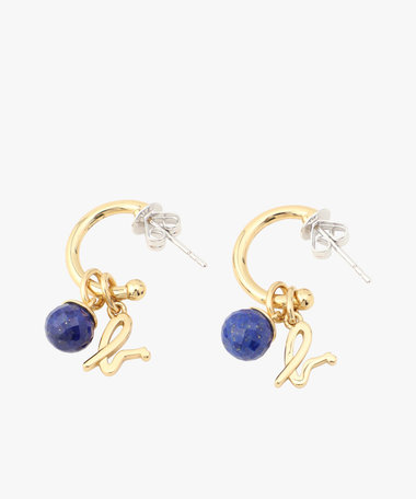 ストーンピアス "Lapis Lazuli"