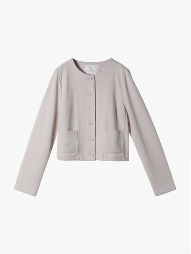 【Outlet】ノーカラー ジャケット