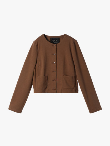 【Outlet】ノーカラー ジャケット